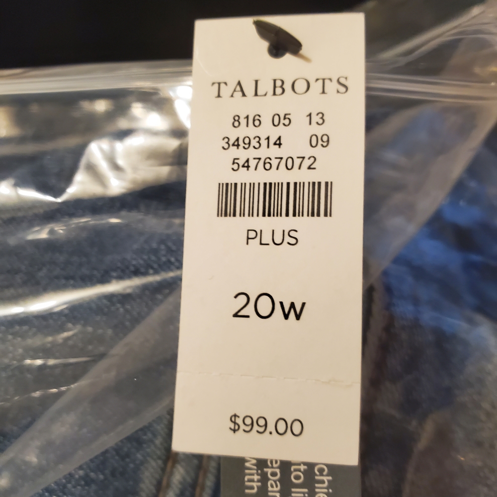 NWT Talbots Women's Classic Blue Boyfriend Jeans - Picture 8 of 9